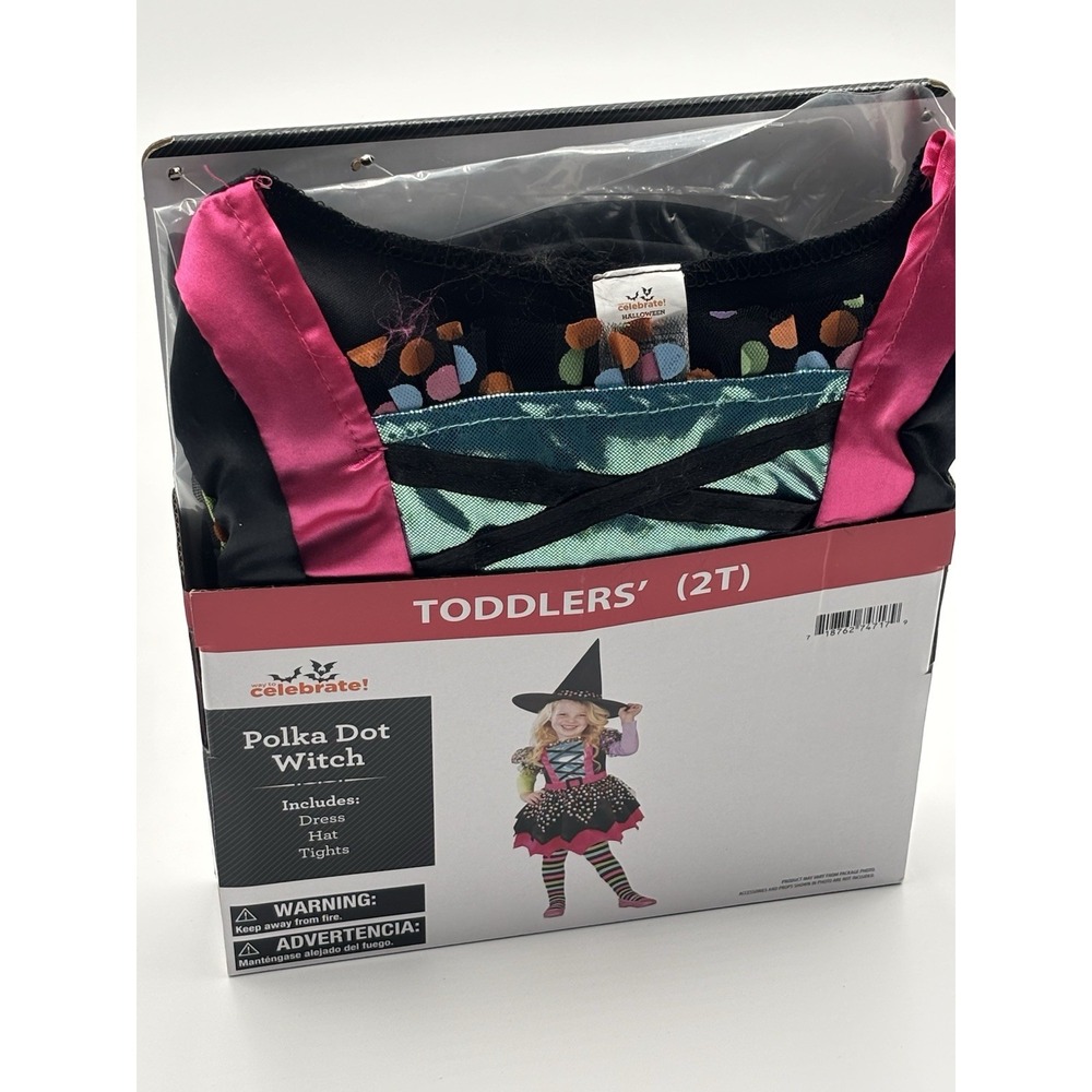 Polka Dot Witch Costume Toddlers 2T